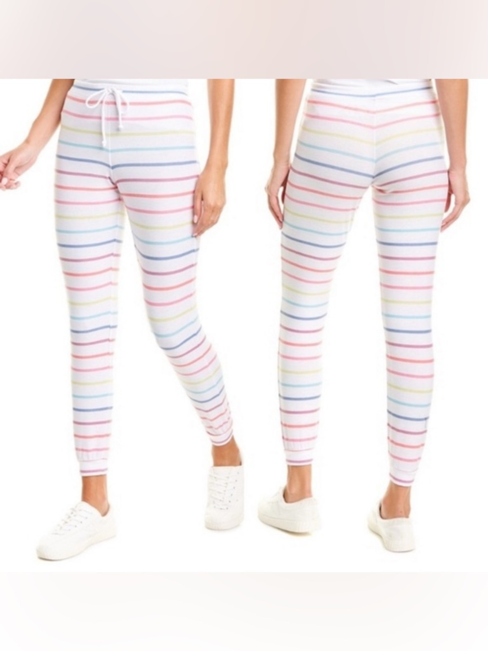 NWT Chaser Rainbow Drawstring Knit Pant - Picture 9 of 9